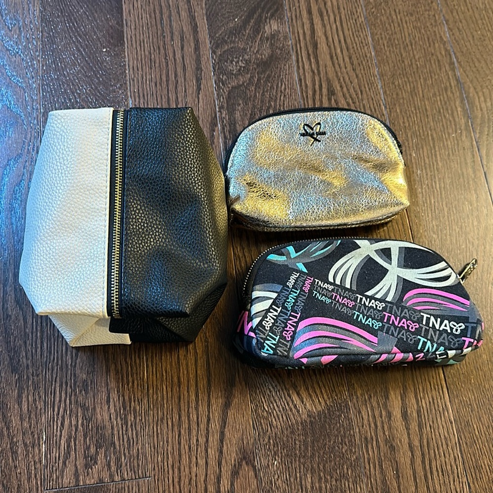 Makeup Bags Lot of 3